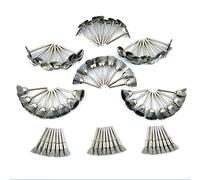 Merryland 72 Pcs Mixte Brosse Métallique en Acier de Polissage pour Dremel