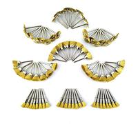 Merryland 72 Pcs Mixte Brosse Métallique en Laiton de Polissage pour Dremel