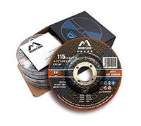 Merryland Disque à Tronçonner 115 Métal Acier Fer, 115 X 3,0 mm Disque de Coupe 25 Pièces, Disque Découper pour Meuleuse d'Angle, Expert-line E21073042