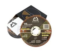Merryland Disque à Tronçonner 115 Métal INOX Acier Fer, 115 X 1,0 mm Disque de Coupe 25 Pièces, Disque Découper pour Meuleuse d'Angle, Expert-line E12071042