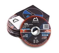 Merryland Disque à Tronçonner 125 Métal Acier Fer, 125 X 1,0 mm Disque de Coupe 25 Pièces, Disque Découper pour Meuleuse d'Angle, Expert-line E11081042