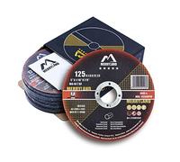 Merryland Disque à Tronçonner 125 Métal INOX Acier Fer, 125 X 1,6 mm Disque de Coupe 25 Pièces, Disque Découper pour Meuleuse d'Angle, Expert-line E12081642