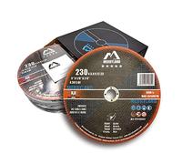 Merryland Disque à Tronçonner 230 Métal Acier Fer, 230 X 3,0 mm Disque de Coupe 25 Pièces, Disque Découper pour Meuleuse d'Angle, Expert-line E11113042
