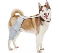 MerryMilo Genouillère pour chien pour soutien de la jambe arrière, aide à stabiliser le LCA, le ligament croisé, l'arthrite, la récupération de la jambe arrière, argent, taille XL