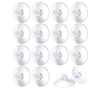 MERRYXMAS Lot de 20 ventouses pour guirlandes lumineuses - Crochets à ventouse - Support à ventouse pour fenêtre et vitre - Crochets et clips de fixation