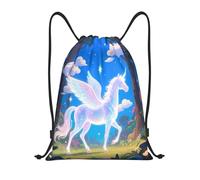 Mers De Chevaux Mignons Sac De Piscine Réglable Sac De Sport Voyage Drawstring Bags pour Toilette École Fête 36X42Cm