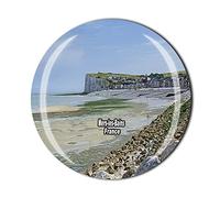 Mers-les-Bains Aimant de réfrigérateur en cristal Souvenir de la France