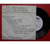 Merseybeats - Merseybeats This Is Merseybeat 7" Tudor CHEW001 EX/VG 1981 picture sleeve, signed