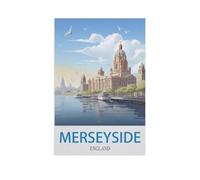 Merseyside, Angleterre,Puzzle pour Adultes 1000 Pièces en Papier Puzzles Jeu Cadeau Accueil Décoratif Mots Croisés(38x26cm)-GA78