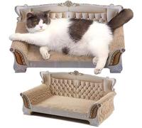 MERSJO Arbre à chat confortable avec maison, lit et griffoir, jouet idéal pour chat, accessoire utile pour chat, petit arbre à chat avec griffoir en sisal