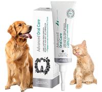 MERSJO Dentifrice pour chiens et chats - 35 ml - Avec nanoparticules d'argent - Réduit la plaque dentaire et la gingivite