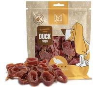 MERSJO Hundeleckerlis Duck Rings Friandises pour chien, 95 % viande de canard, sans céréales, 500 g