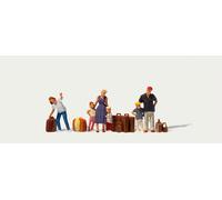 Merten 0212539 Voyageurs Avec Bagages Pack De Figurines HO 1:87 NEUF
