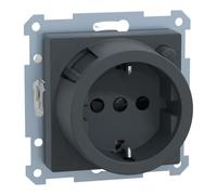 Merten 232814 fi avec prise Schuko de sécurité de Brs, anthracite, System M
