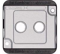 Merten 294660 Wandplatte/Schalterabdeckung Silber (294660)