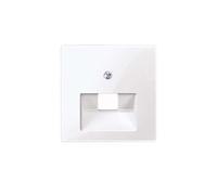Merten 296225 Plaque centrale pour élément UAE, simple, blanc actif brillant, système M