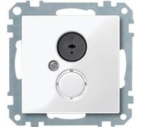 Merten 296919 Prise de raccordement haut-parleur, Blanc polaire, système M Blanc G