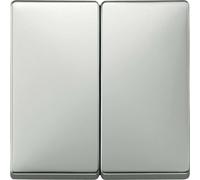 Merten 412546 Double Bascule Pour Série de Commutateurs, Inox, System Zone Artec
