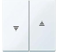 Merten Bascule 432425 interrupteurs et poussoirs de volets roulants Système M blanc actif brillant
