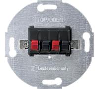 Merten 467014 Prise de raccordement haut-parleur, 2 prises Anthracite