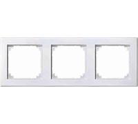 Merten 484319 M-Smart Cadre 3 Prises Blanc Polaire