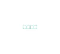 Merten 484419 Cadre M-SMART, quadruple, blanc polaire