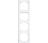 484419 Plaques de finition M-Smart, 4 poste, blanc mat