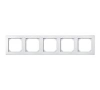 Merten 484519 Plaques de finition M-Smart, 5 poste, blanc mat Blanc