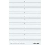 Merten 486100 bande de marquage pour plan de beschriftbare M Cadre Blanc/Argenté