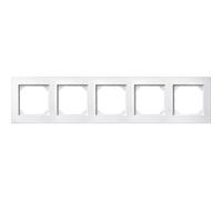 Merten 486519 Cadre M-PLAN, quintuple, blanc polaire