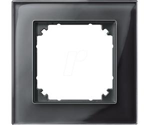 Merten 489103 Plaques de finition M-Plan Verre, 1 poste, noir