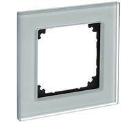 Merten 489160 M-PLAN Plaque simple en verre Gris métallisé