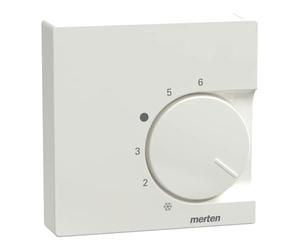 Merten 534719 System M Plateforme de commande centralisée avec contact à inverseur, pour régulateur de température interne Blanc brillant