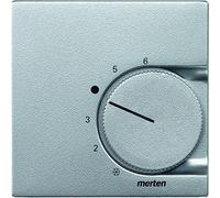 Merten 536260 Plaque centrale pour salle de contrôle de la température Changement Insert avec contact, aluminium, System M