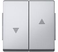 Merten Cache Interrupteur va-et-vient Aquadesign aluminium 343460 1 pc(s)