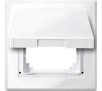 Merten Cache Prise 2P+T avec clapet blanc polaire 478019 1 pc(s)