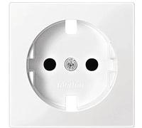 Merten – Cache-prise MEG2330-0319 2P+T Blanc polaire