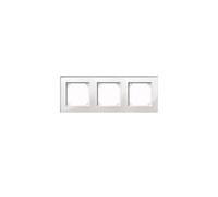 MERTEN cadre 3f bws glz M-PLAN verre p.GEB-K
