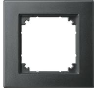 Merten M-Plan Cadre 1 Compartiment, Gris Anthracite, 486114