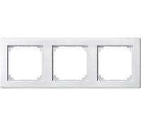 Merten 484319 M-Smart Cadre 3 Prises Blanc Polaire