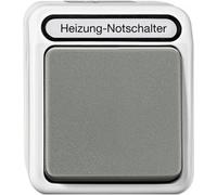 Interrupteur d'arrêt d'urgence pour chauffage Schneider Electric 4074995 AQUASTAR gris clair Gris G
