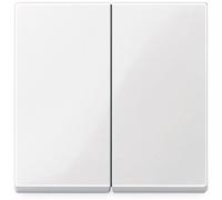 Merten Couvercle interrupteur de série Système M, 1-M, M-Smart, M-Plan, M-Creativ blanc polaire brillant 432519 (432519)