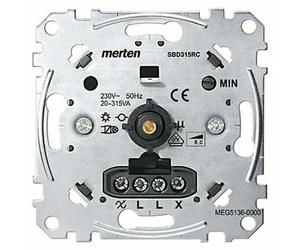 MERTEN DIMMER MEG5136-0000 - DIMMER À Rotatif Pour Charge Capacitive 20-315 W