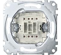 Merten Insert d'interrupteur croisé, Bouton + interrupteur, Gris