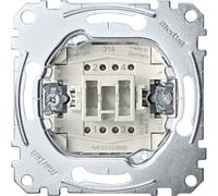 Merten Insert pour interrupteur, Bouton + interrupteur, Gris