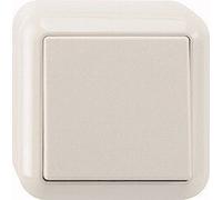 Merten Interrupteur arrêt/changement, Bouton + interrupteur, Blanc