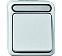 Merten Interrupteur de série, Bouton + interrupteur, Blanc