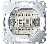 Merten Interrupteur double inverseur-un, Bouton + interrupteur, Gris