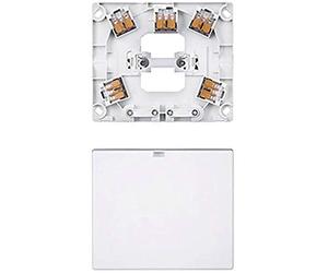 Merten MEG1010-9019 Boîtier de raccordement pour cuisine 1 pc(s) | Technique de raccordement par borne enfichable, installation encastrée, matériau plastique, coloris blanc polaire