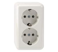 Merten meg2421-8719 Schuko White de Socket Outlet - Outlets (16 de Socket A)